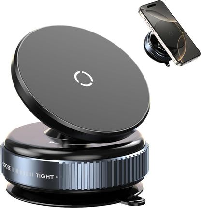 Magnetic Vaccum Car Phone Holder